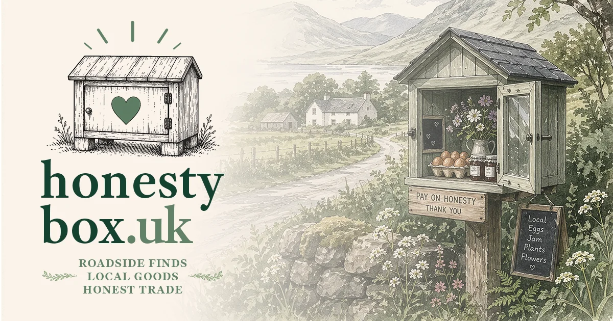 Honesty boxes near you across the UK: HonestyBox.uk